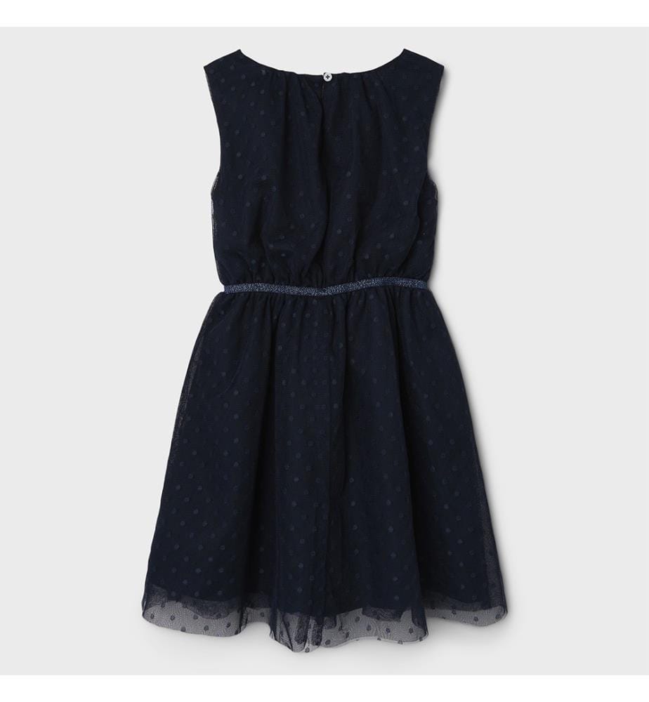 Kurzes Kleid - Dark Sapphire W Tone In Tone Lurex