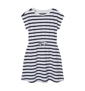 Midikleid Kurzarm Regular Fit - Dark-Sapphire-Y-D-Stripes