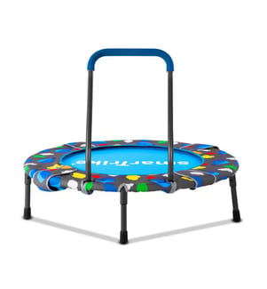 Aktivitätszentrum 3-in-1 Trampolin – Blau
