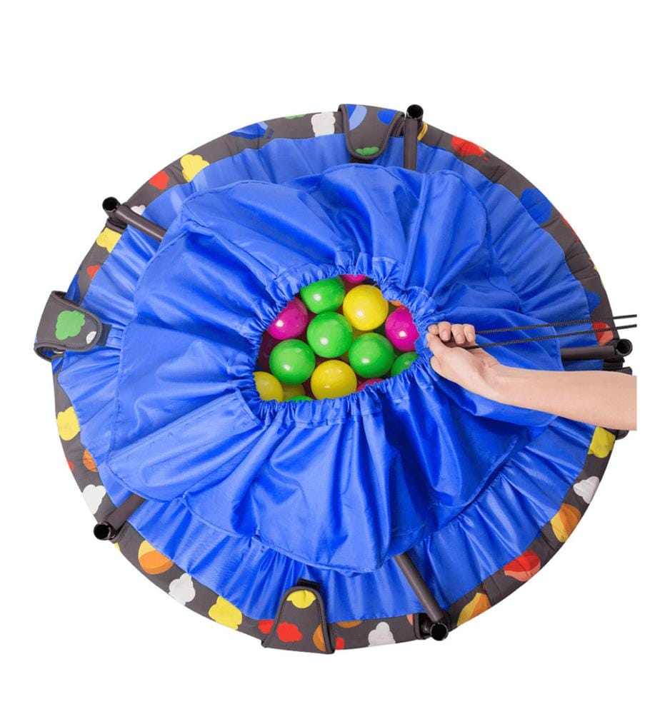 Aktivitätszentrum 3-in-1 Trampolin – Blau