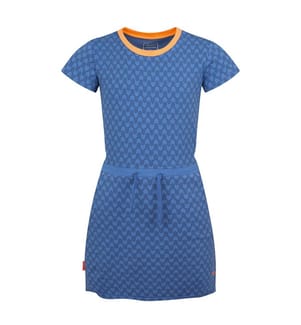 Noresund Dress - Kornblume und mystisches Blau und Korallenschleier