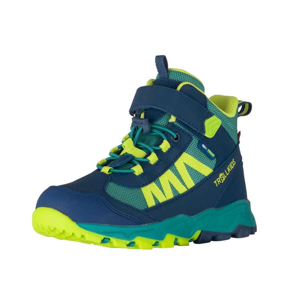 Tronfjell Hiker Mid Wasserdichte Wanderschuhe - Sea Green & Madeira Blue & Spring Leaf