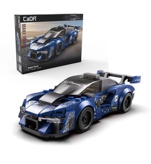 CaDA Cars Night Flash Konstruktionsspielzeug Set mit 162 Teilen