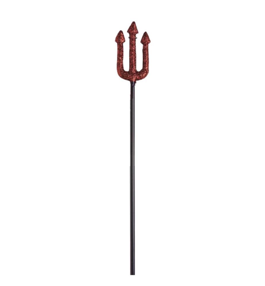 Trident 58 cm - dunkelrot und schwarz