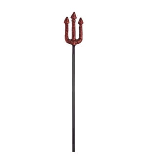 Trident 58 cm - dunkelrot und schwarz