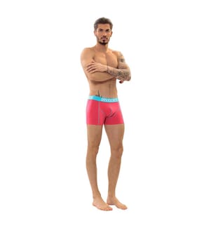 Boxershort - Koralle und Türkis