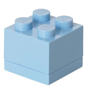 Mini storage box 4, 46 x 92 x 46 mm - Light royal blue