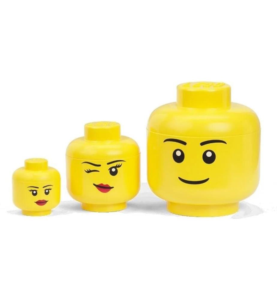 Tête de rangement (petit modèle) 160 x 193 mm - Jaune classique