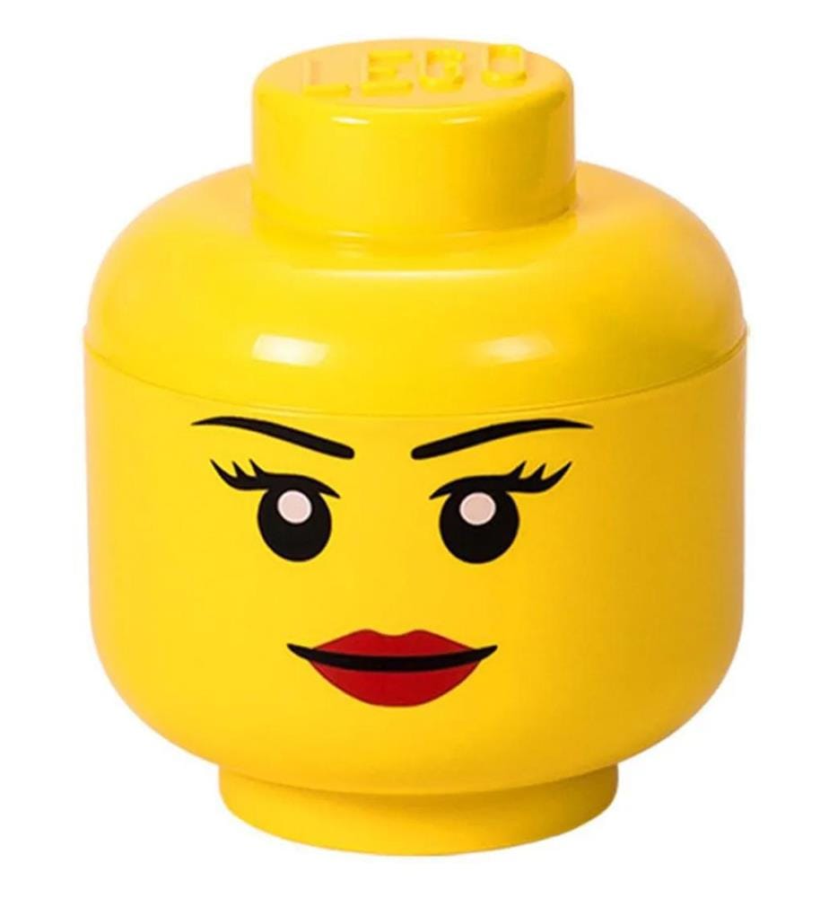Tête de rangement (petit modèle) 160 x 193 mm - Jaune classique