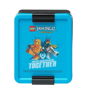 Lunchbox Ninjago Dragons Rising - Blau