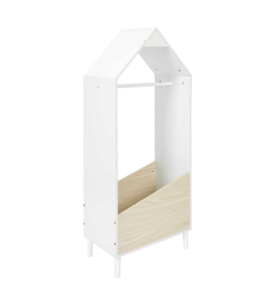 Kleiderschrank für Kinder M1 - 48 x 116 x 30 Cm - Beige Weiss