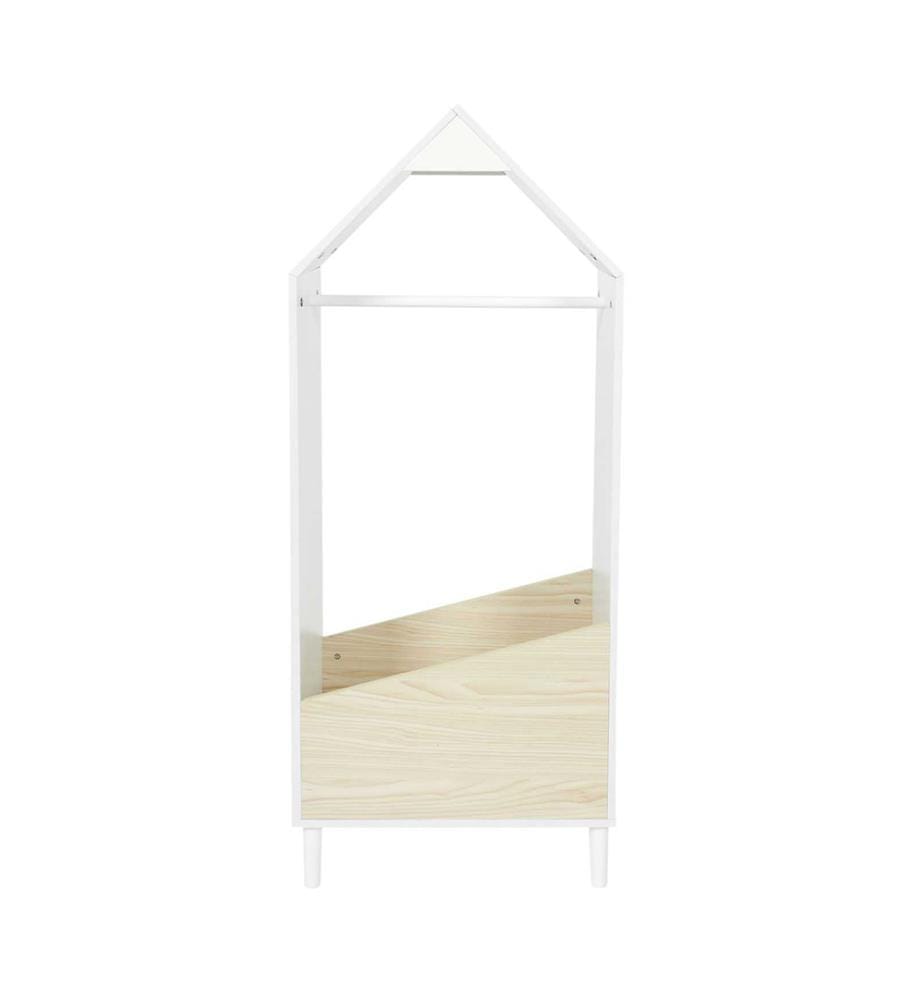Kleiderschrank für Kinder M1 - 48 x 116 x 30 Cm - Beige Weiss