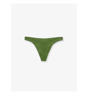 Bikiniunterteil aus Stretch-Nylon - Grün