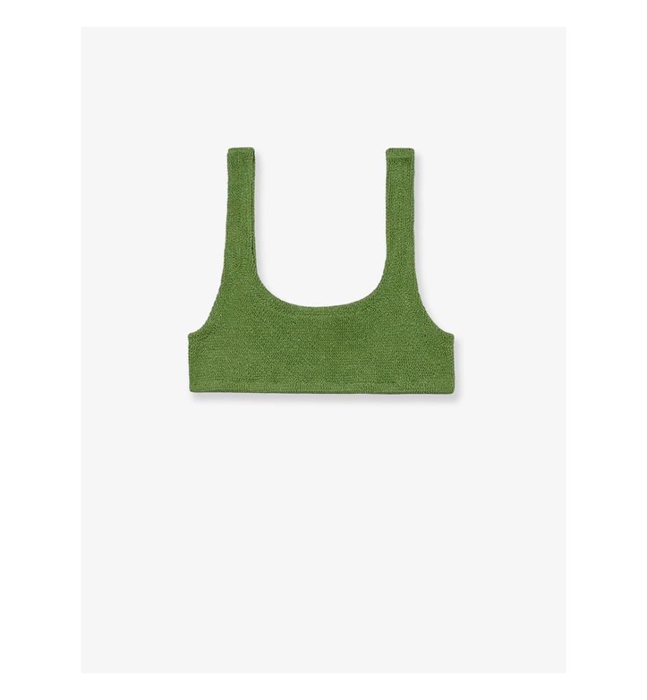 Naima Bikinioberteil aus Stretch-Nylon - Grün