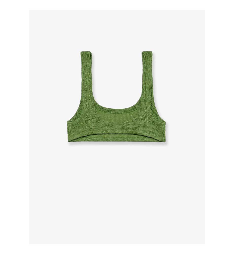 Naima Bikinioberteil aus Stretch-Nylon - Grün