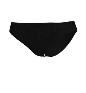 Line Wave V-Ausschnitt Midkini - Schwarz