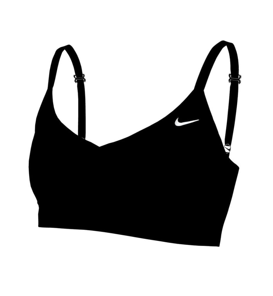 Line Wave V-Ausschnitt Midkini - Schwarz
