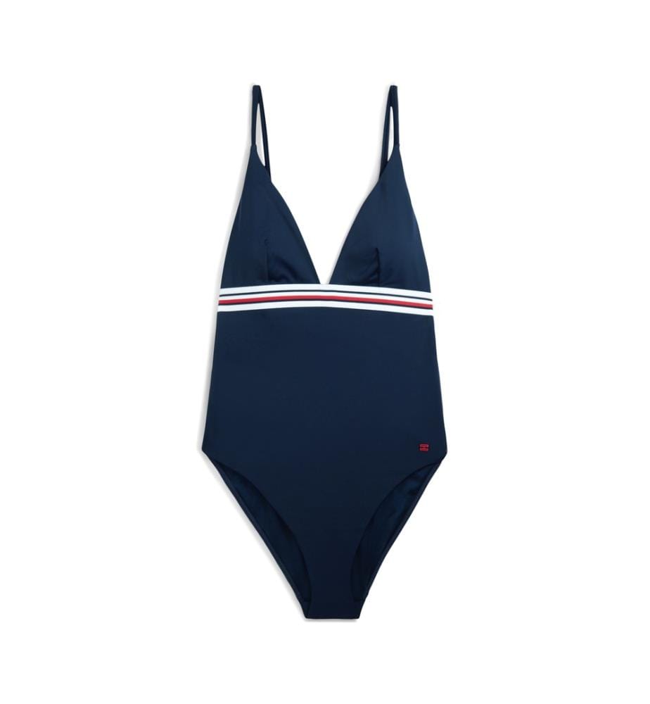 Triangle Global Stripe Badeanzug - Marine