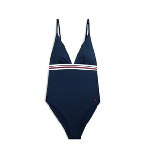 Triangle Global Stripe Badeanzug - Marine