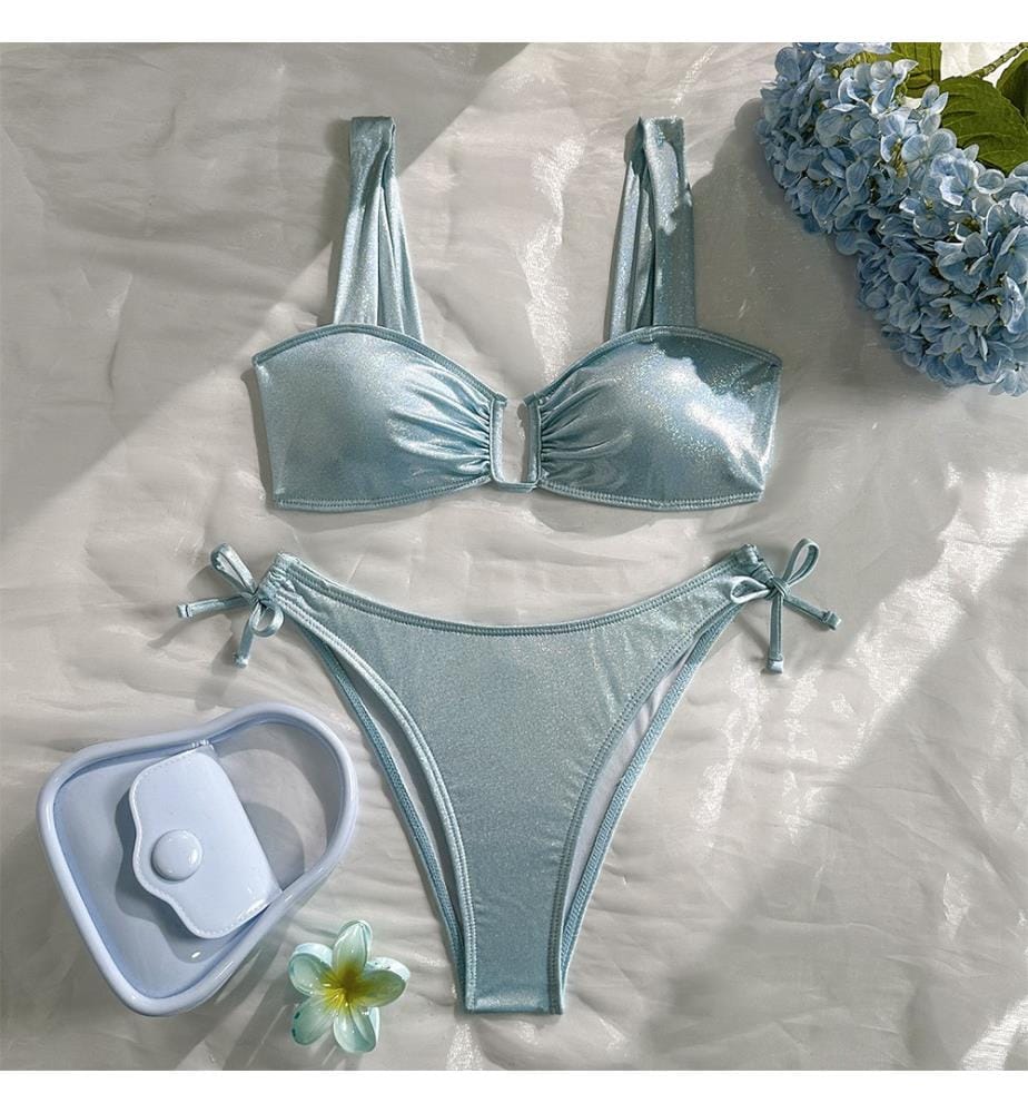 2-teiliger Bikini - Blau