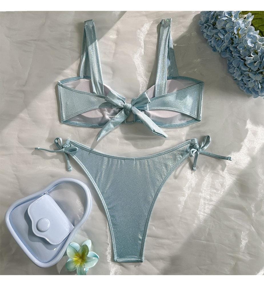 2-teiliger Bikini - Blau