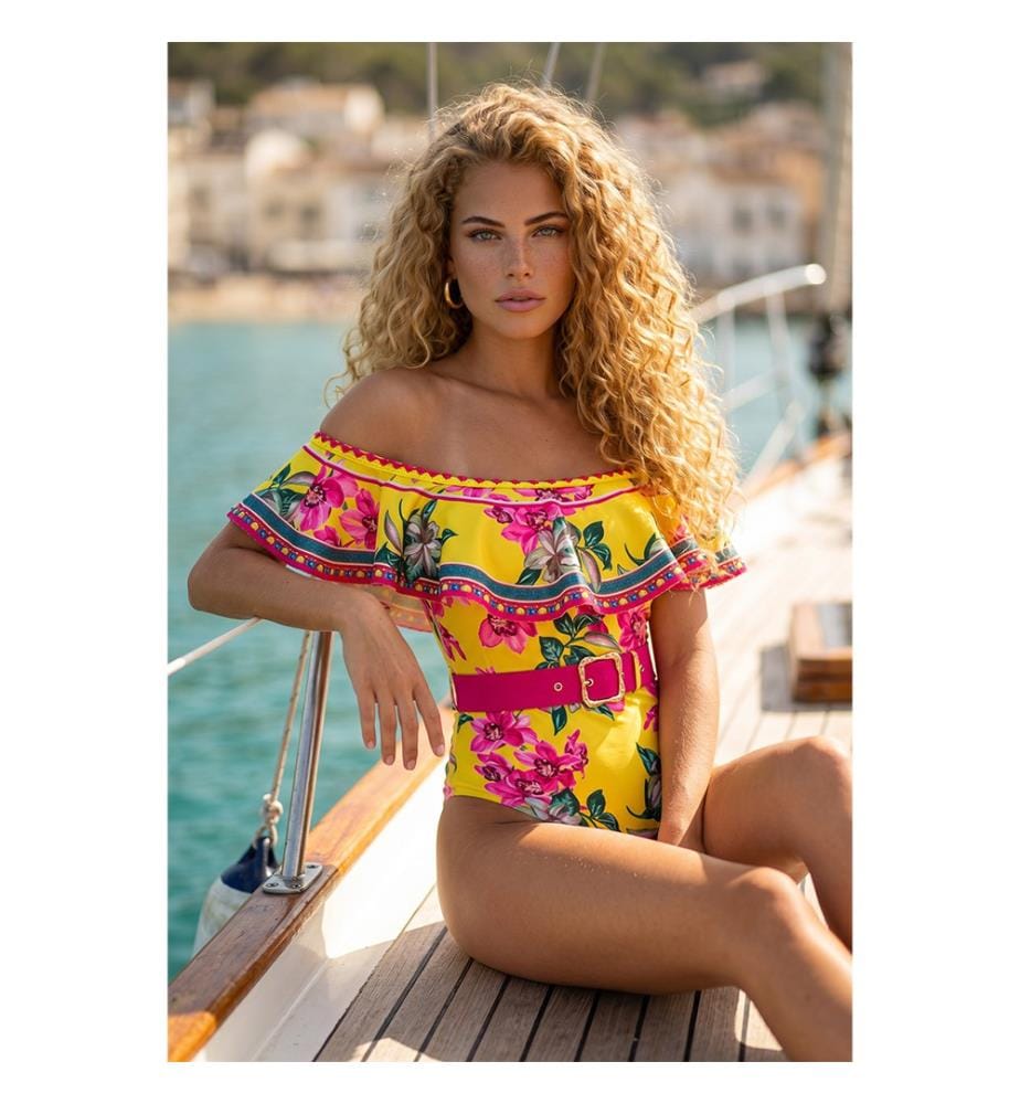 2-teiliges Strand-Set im Boho-Stil - mehrfarbig