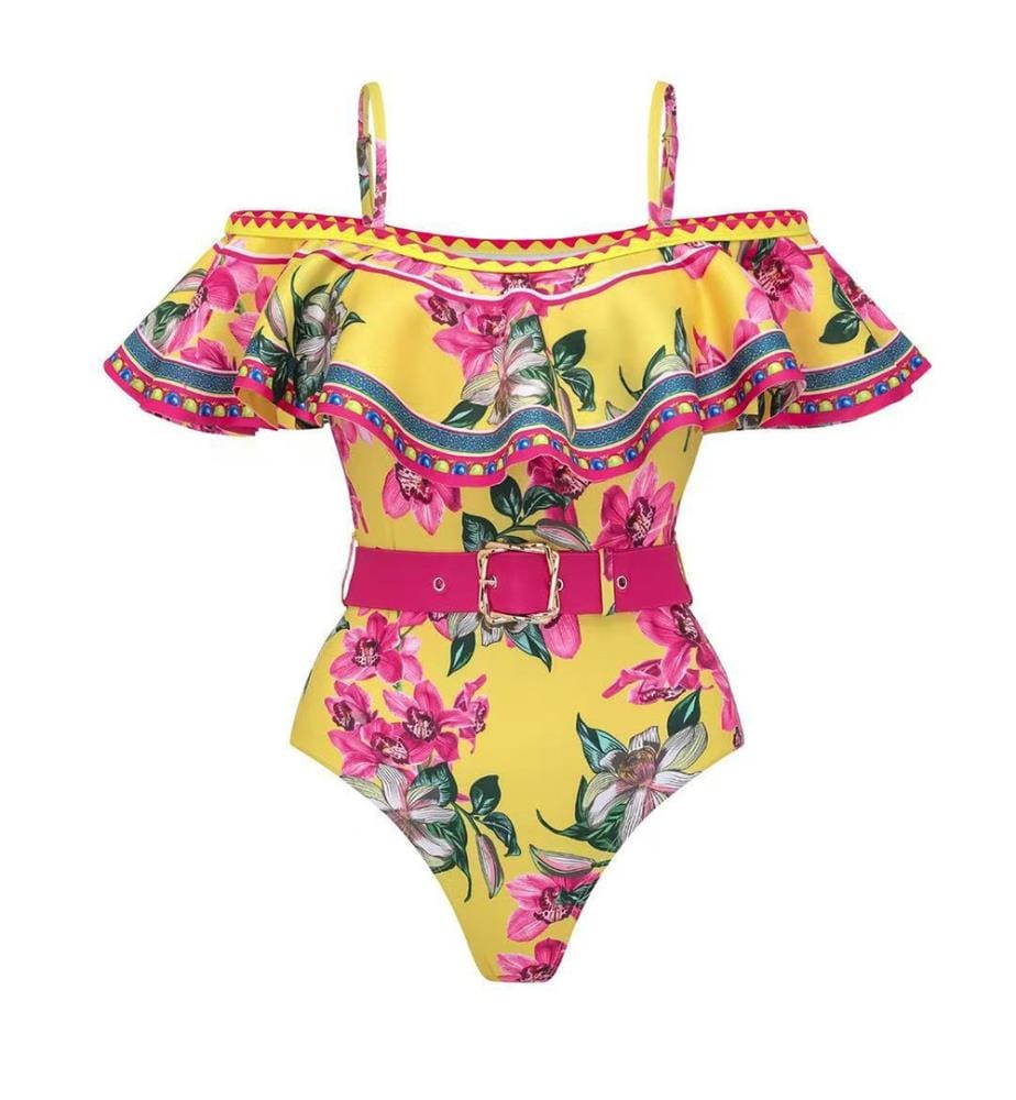 2-teiliges Strand-Set im Boho-Stil - mehrfarbig