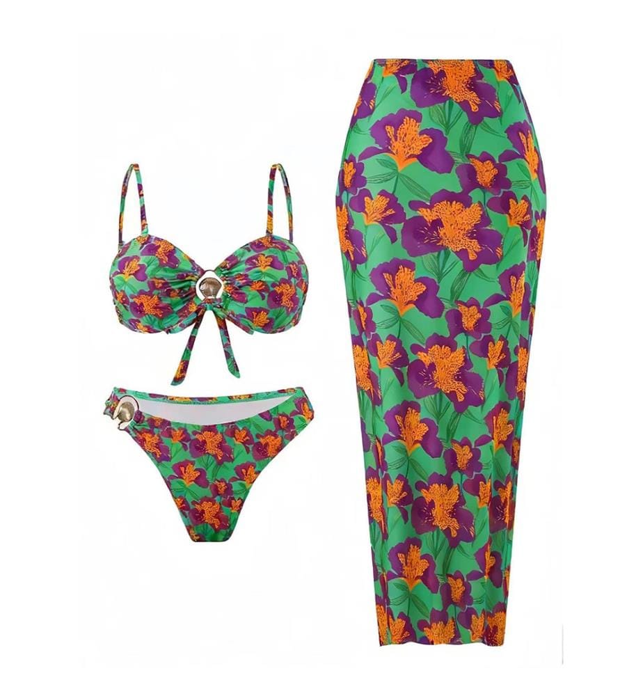 Ensemble 3 Pièces de plage - Vert