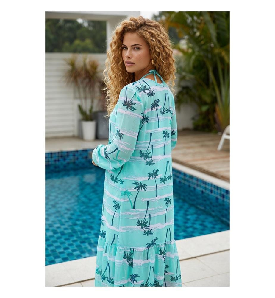 Set da spiaggia a 3 pezzi - Azzurro
