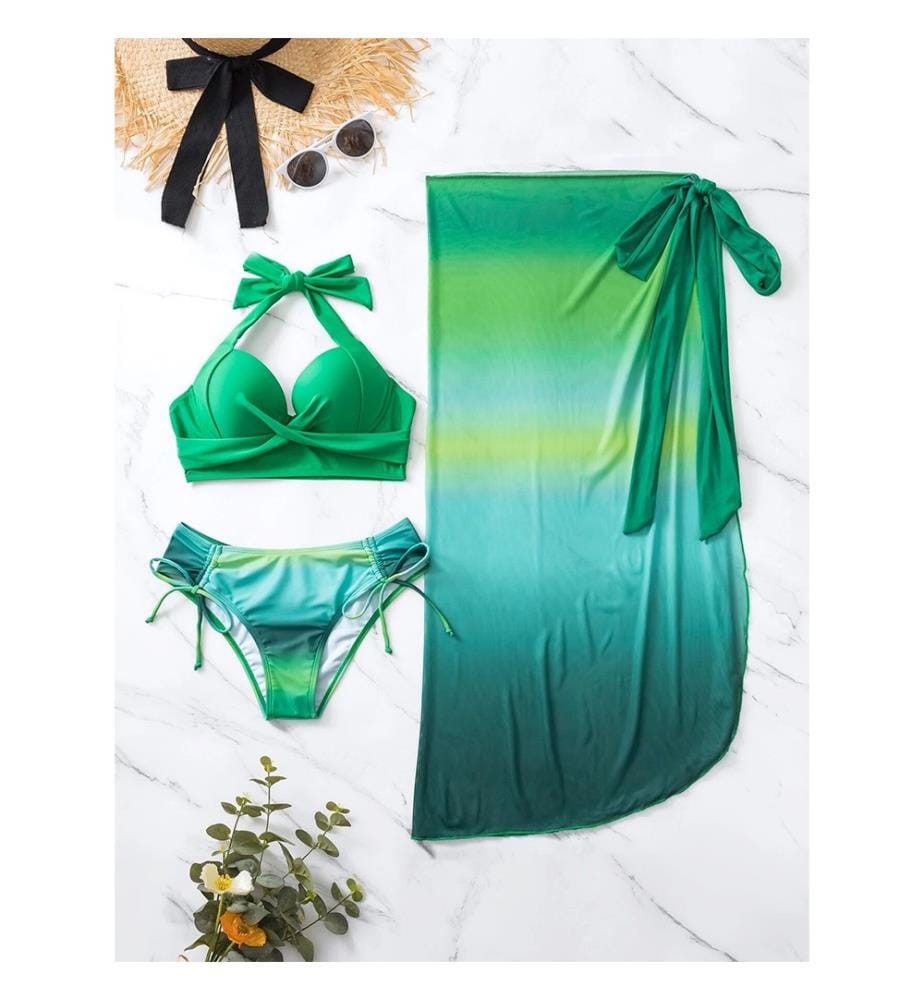 Set glamour da 2 pezzi - Verde