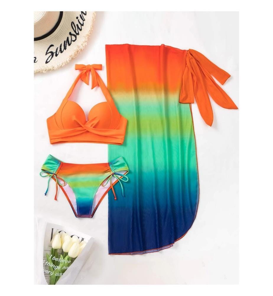 Set glamour da 2 pezzi - Arancione