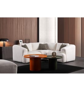 Sofia-Ecksofa – Weiss