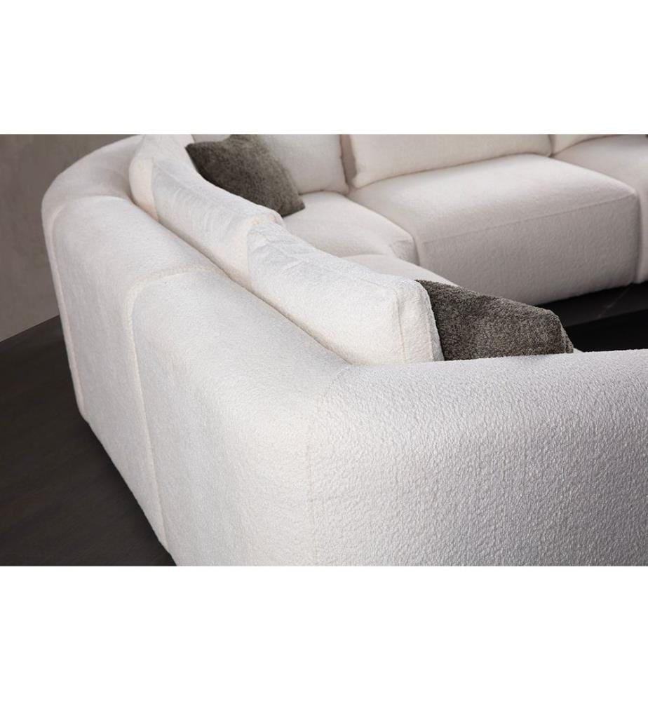 Sofia-Ecksofa – Weiss