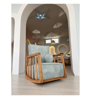 Stuhl Wing Sallanan - Blau