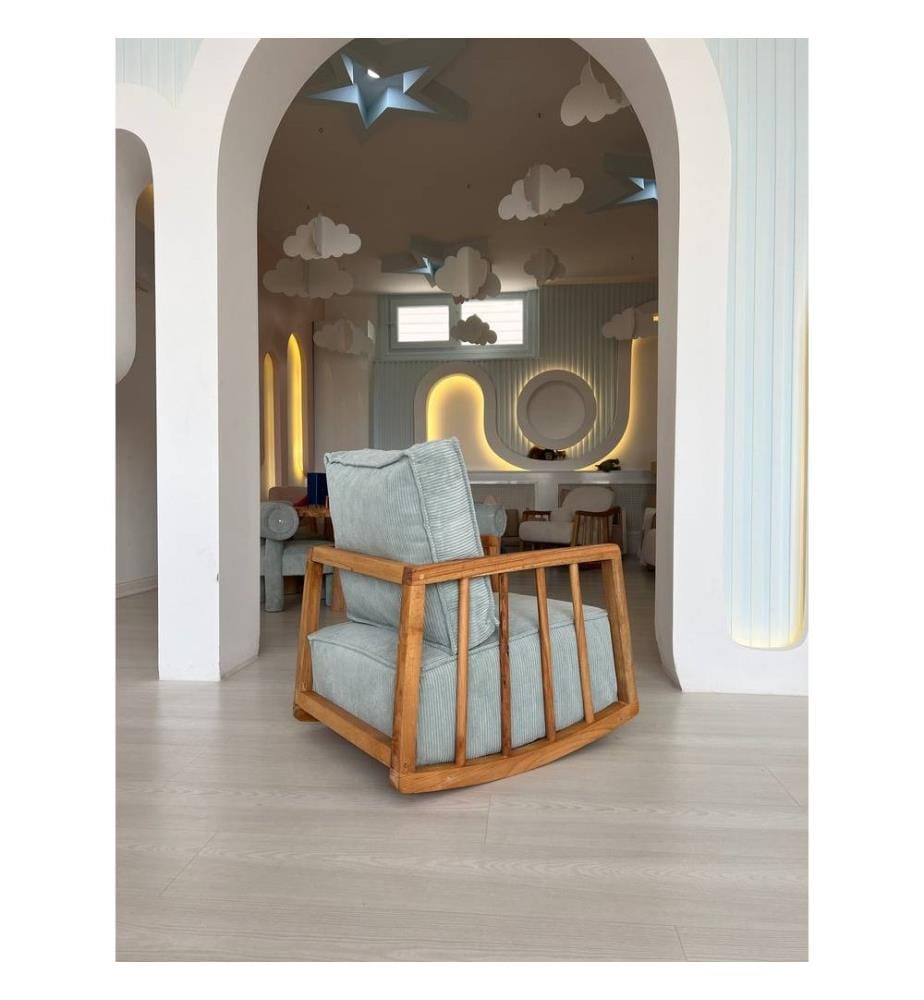 Stuhl Wing Sallanan - Blau
