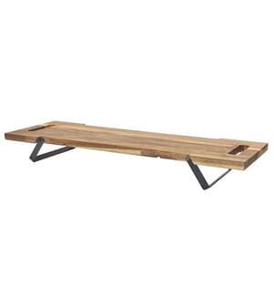 Präsentationsbrett 55 cm - Braun und Schwarz