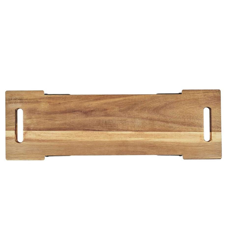 Präsentationsbrett 55 cm - Braun und Schwarz