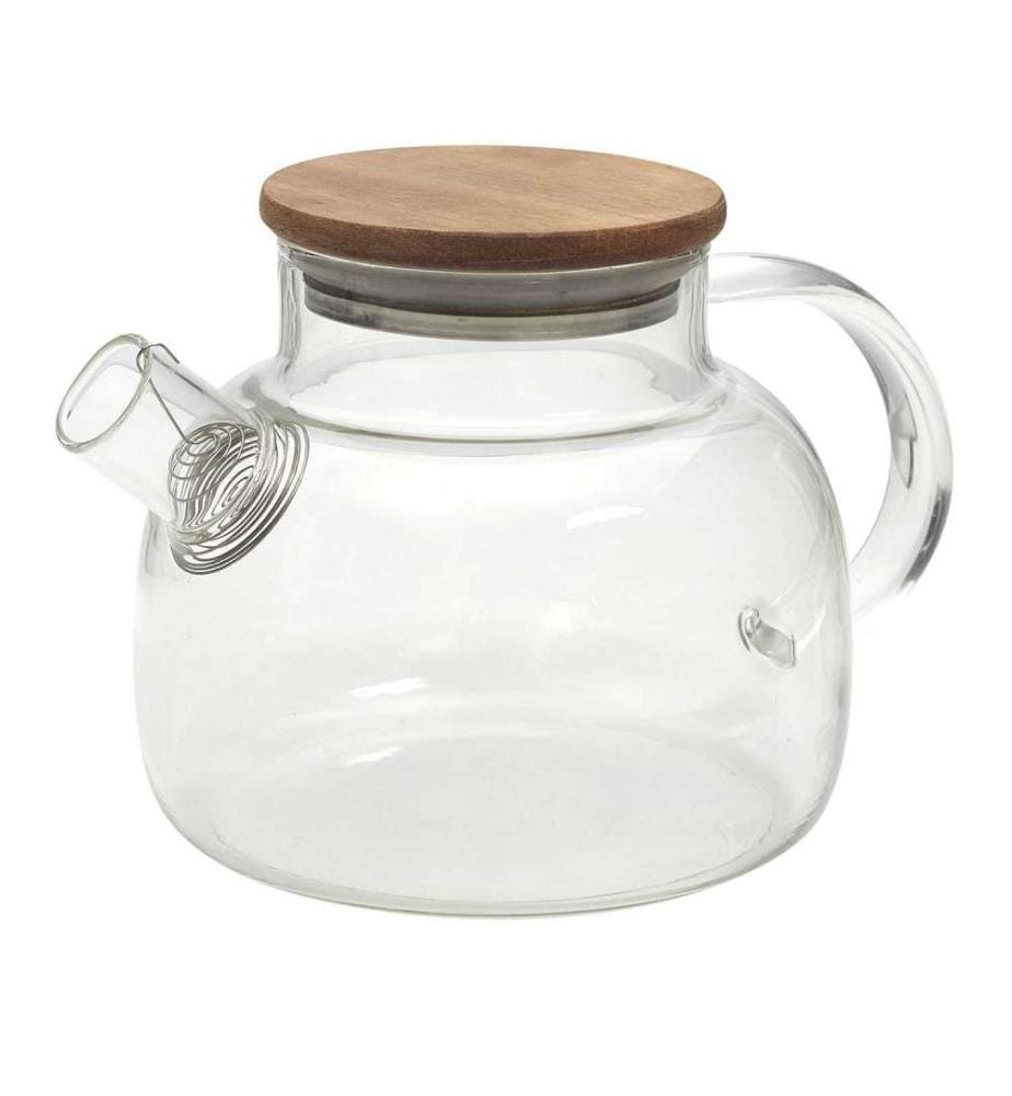Teekanne Glas Akazie 90 cl - Transparent