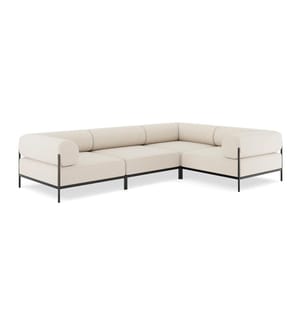 Marcia 4-Sitzer L-förmiges Sofa - Creme