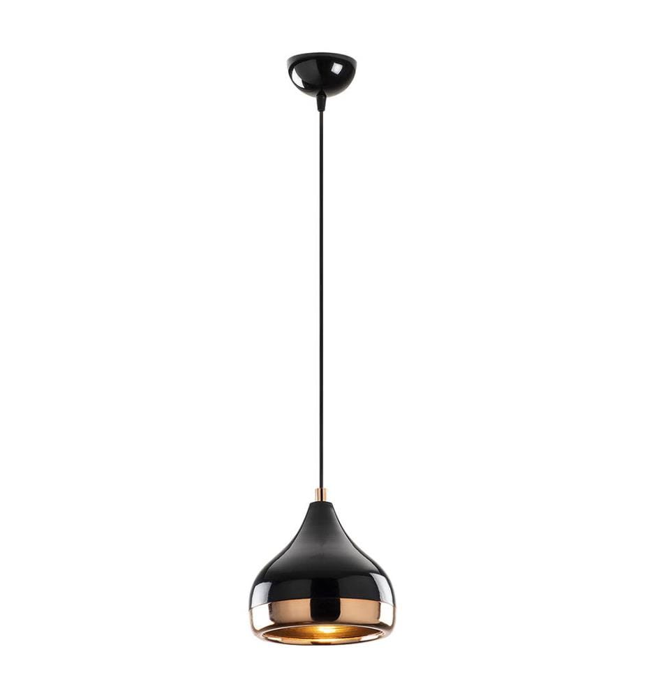 Suspension Opviq Yildo - Noir et Doré Rose