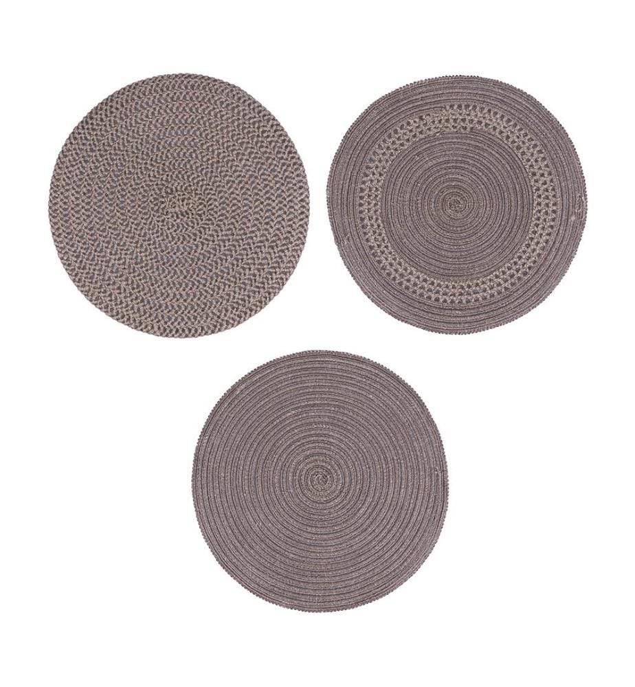 6er-Set Tischsets aus Leinen Schokolade - zufällige Farbe