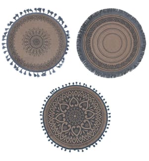 6er-Set Tischsets - Zufällige Farbe