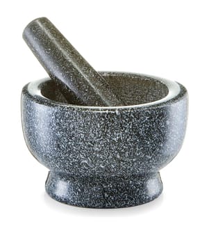 Küchenmörser mit Stössel Ø13x8 - Anthrazit
