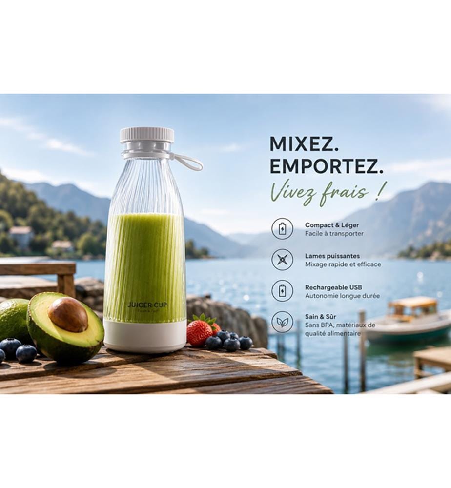 BlendGo™ – Der tragbare Mixer der neuen Generation