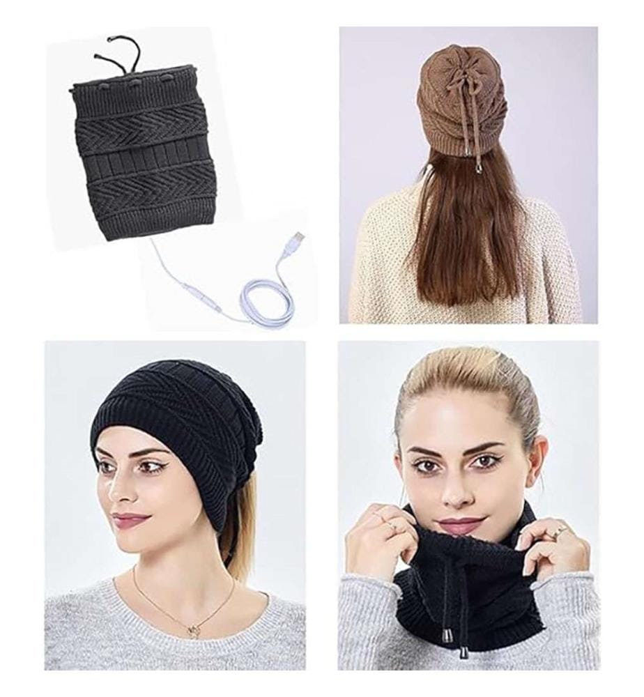 Elektrisches Heizkissen für den Nacken - Grau