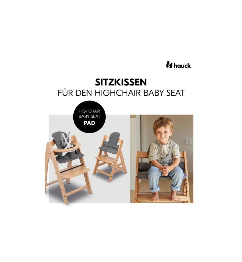 HAUCK - Sitzverkleinerer Highchair Baby Seat Pad Dark Grey