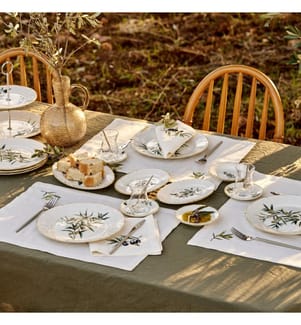 Olive Frühstücksset 26-teilig - Grün