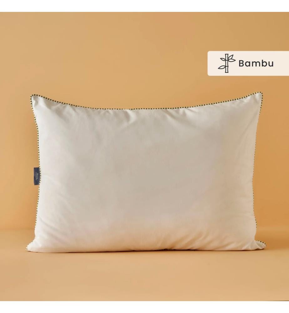 Oreiller en bambou Fluffy 50x70 cm - Blanc
