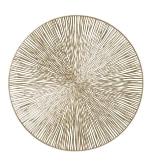 Platzset - Kunststoff - Gold