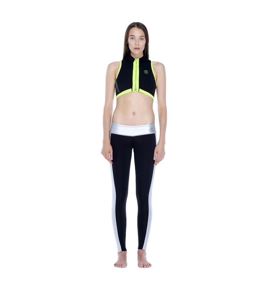 Leggings - Schwarz und Silber